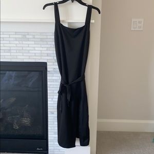 Mink pink Bridget midi dress with slit xs